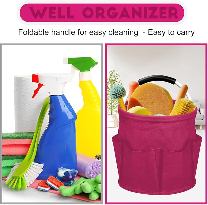 Cleaning Caddy for Cleaning Supplies, 17L Cleaning Supply Caddy - Image 6