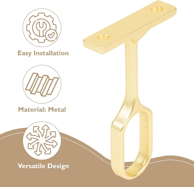 B&B Hardware Oval Closet Rod Center Support - Image 2