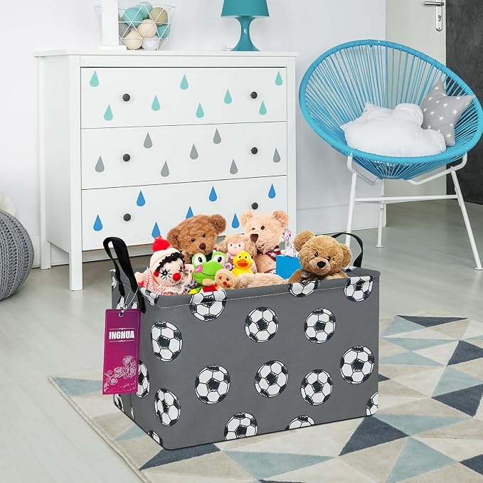 Rectangular Storage Basket Fabric Organizer Bin - Image 3