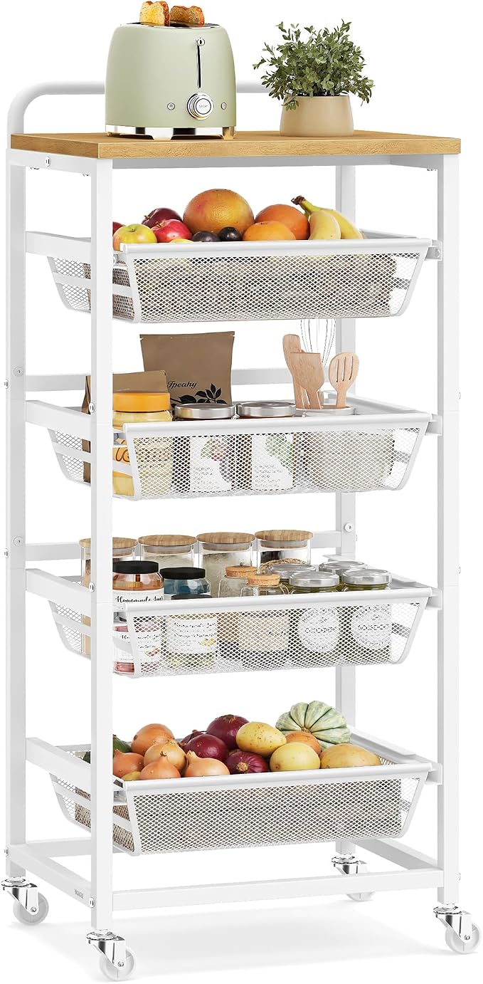 VASAGLE Storage Rolling Cart by VASAGLEbySONGMICSHOME
