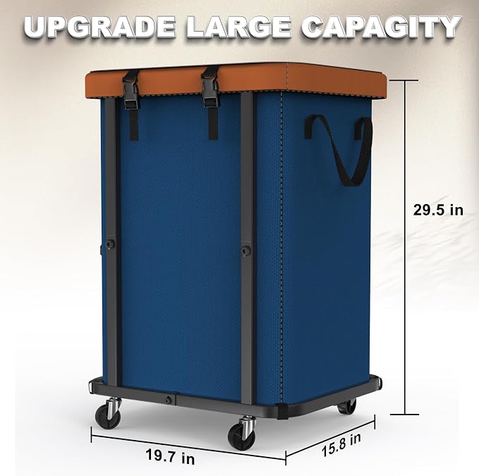 150L Large Fashion Laundry Basket - Image 6