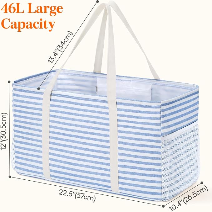 Lifewit Extra Large Tote Bag, Reusable Grocery Bags - Image 2