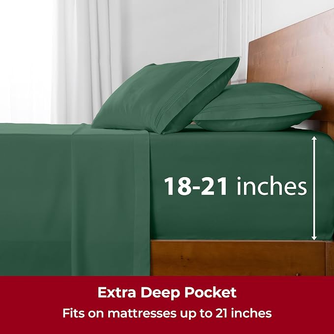 Mellanni Extra Deep King Sheets - Image 6