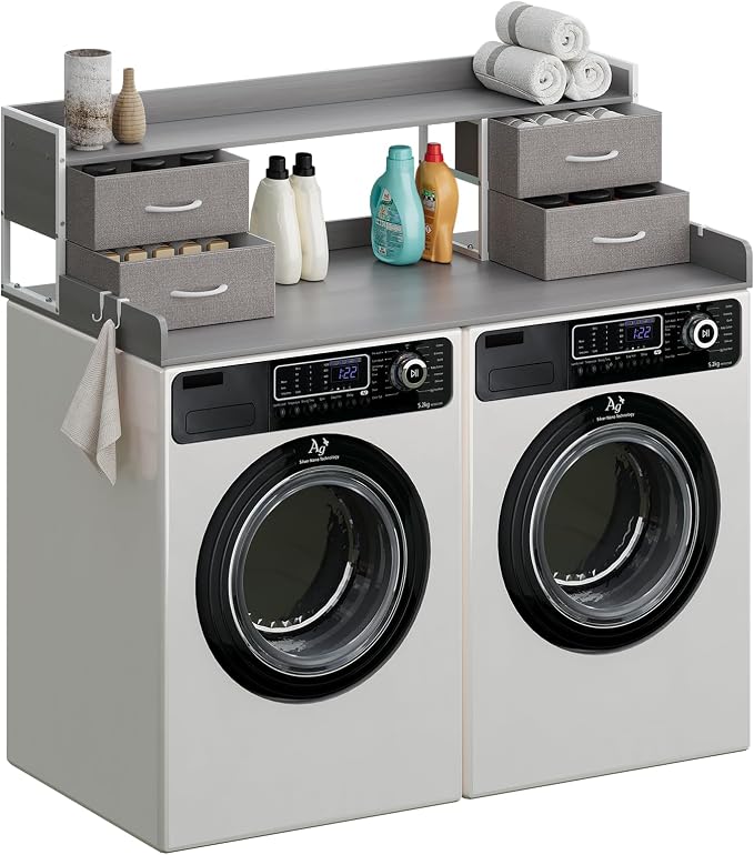 3-Tier Washer and Dryer Countertop by PulseFay