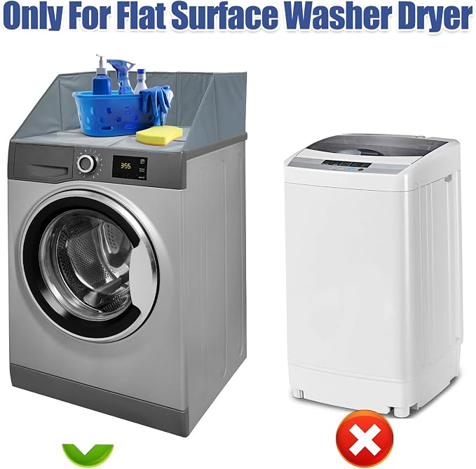 Laundry Guards for Front-Load Washers & Dryers, Secure Guardrails Prevent - Image 4