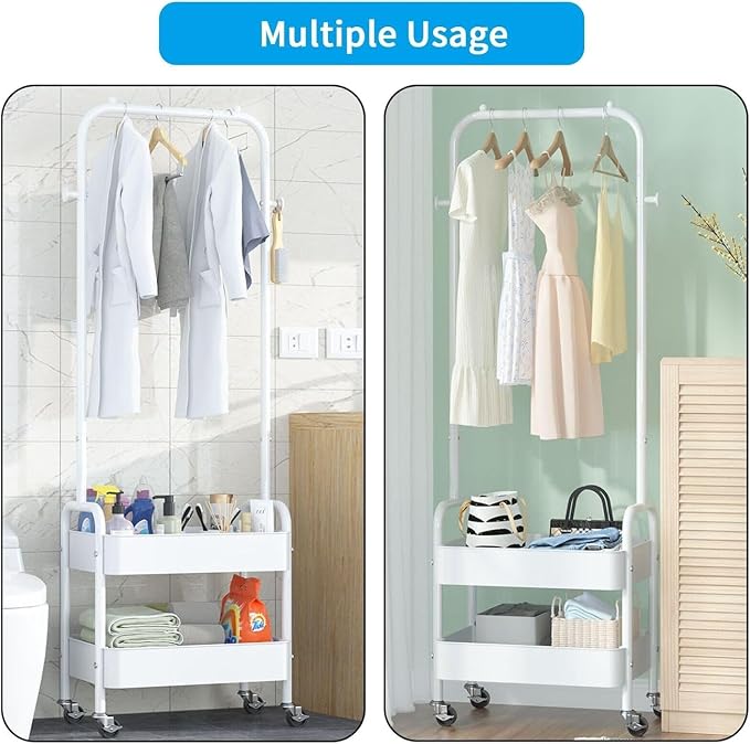 Freestanding Rack For Hanging Clothes - Image 7