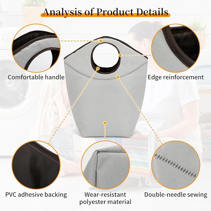 90L Foldable Storage Hamper Bag - Image 3