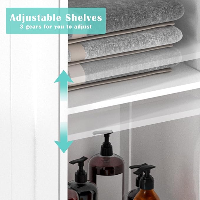 GAZHOME Tilt Out Laundry Hamper Cabinet - Image 5