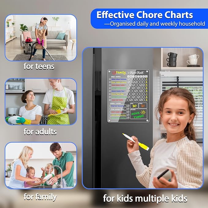 PigPotParty Acrylic Magnetic Chore Chart - Image 8