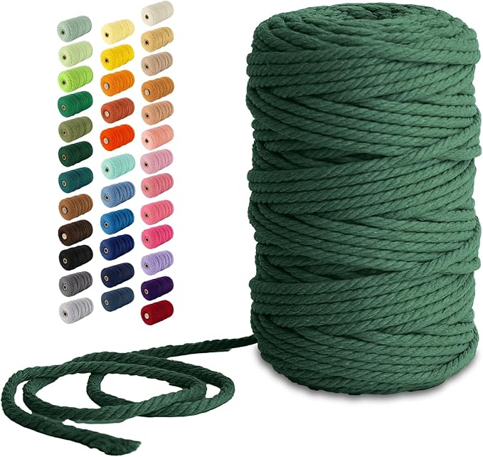 Nook Theory Macrame Cord - 5mm 109 Yards Cotton Rope by NookTheory