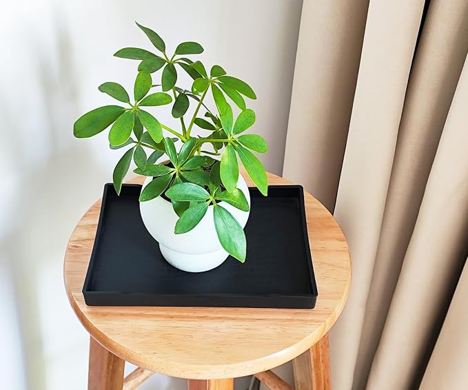 Small Black Mini Serving Tray for Serving Accessory, Perfume or Display Use. - Image 5