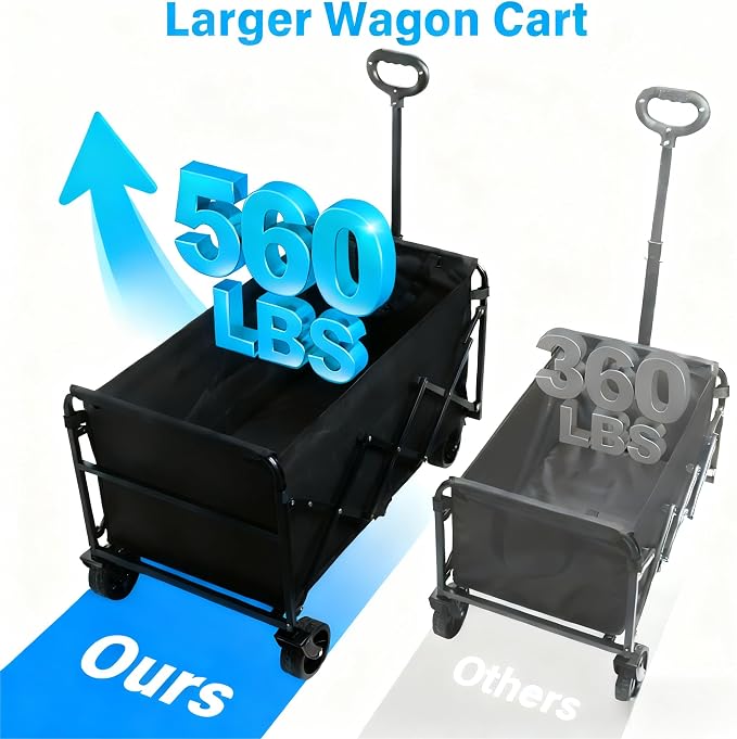 Wagons Carts Foldable, Beach Wagon - Image 3