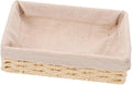 Zerodeko Natural Woven Baskets for Storage Desktop Glove Box Snacks Basket by Zerodeko
