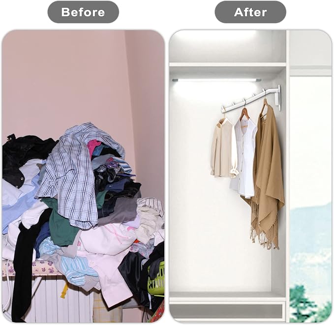 Sumnacon 2 PCS Stainless Steel Clothes Hanger Rack - Image 7