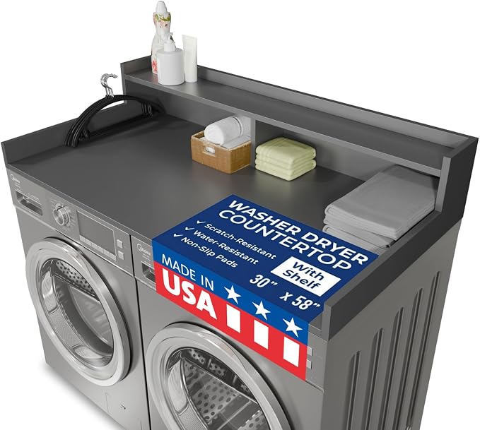 OfficeSimpli Large Washer Dryer Countertop by OfficeSimpliUS