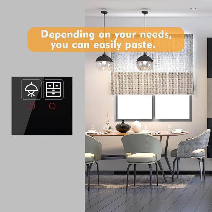 578PCS Light Switch Decals Transparent Light Switch Labels Stickers Waterproof - Image 3