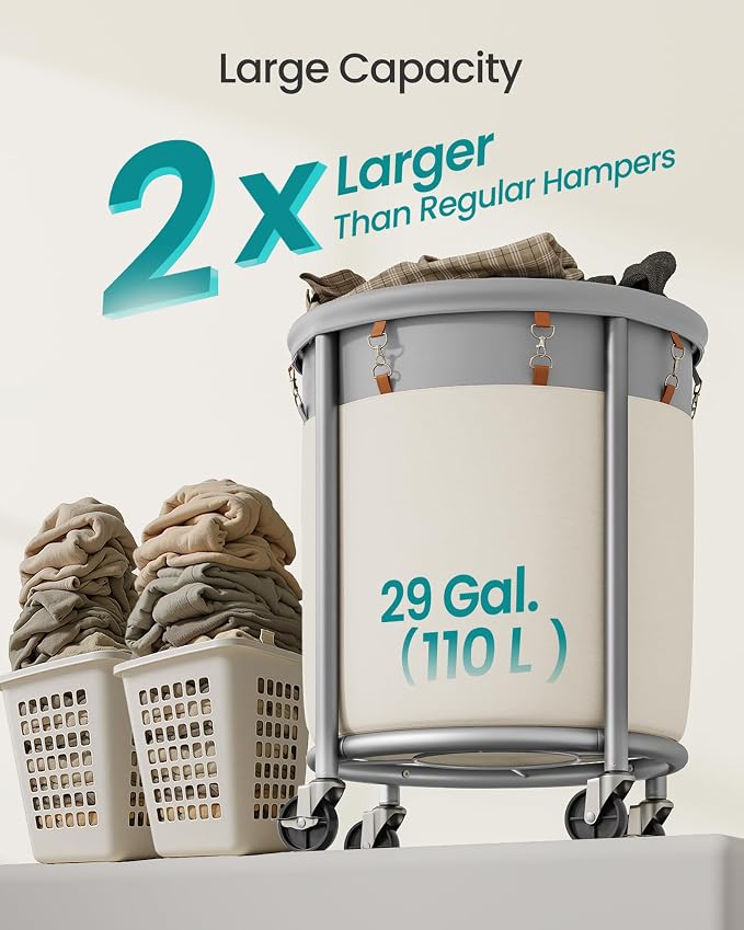 SONGMICS 29-Gallon Laundry Basket - Image 3