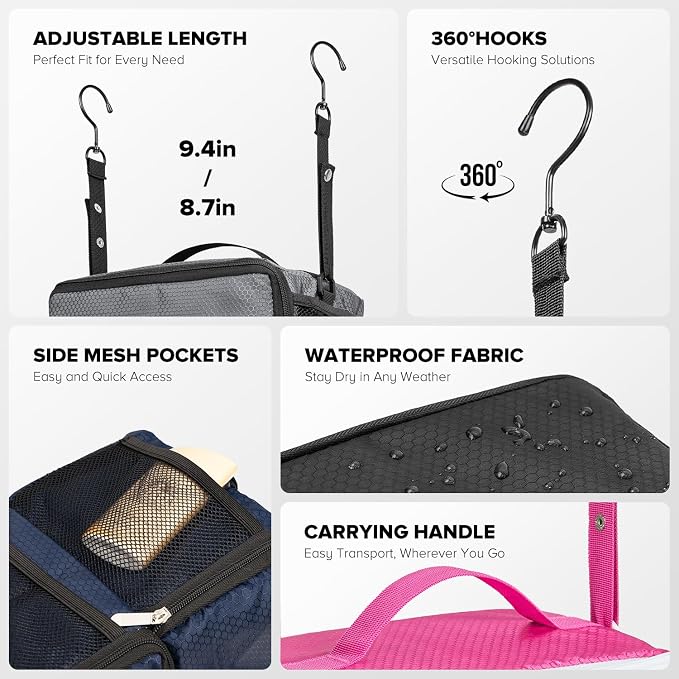 Suitcase Organizer, Travel Luggage Organizer Hanging Shelves Packing Cube - Image 6