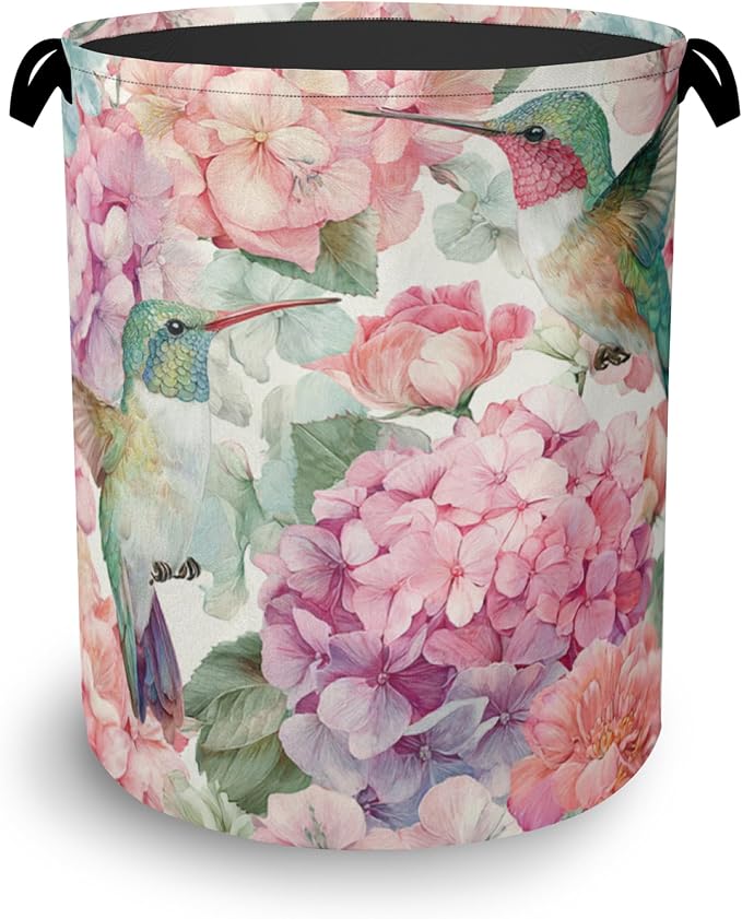 Hummingbird Laundry Hamper by Unknown