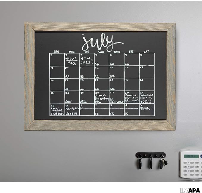 Ilyapa Rustic Wooden Magnetic Kitchen Chalkboard Sign - Image 4