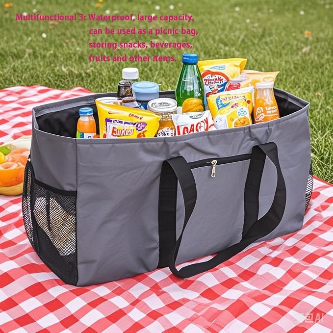 Extra Large Utility Tote Bag – Reusable Shopping Bag - Image 5