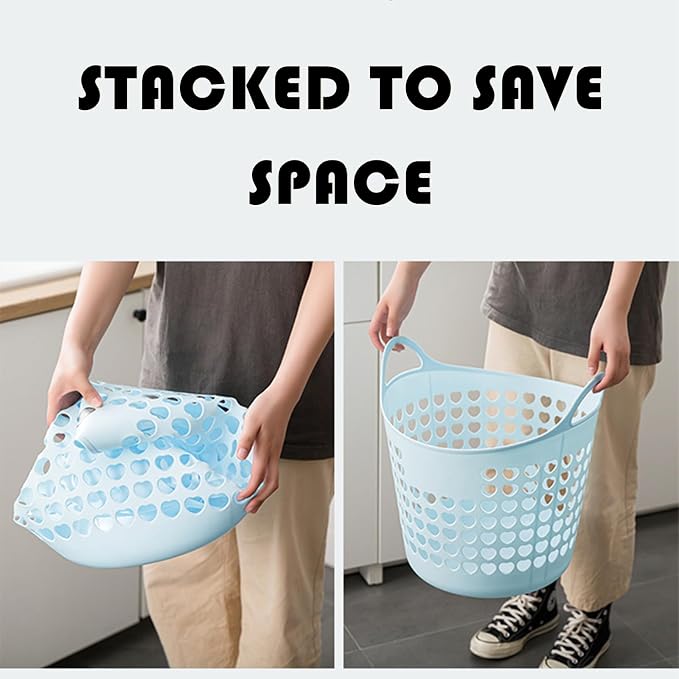 Portable Laundry Hamper with Handles - Image 4