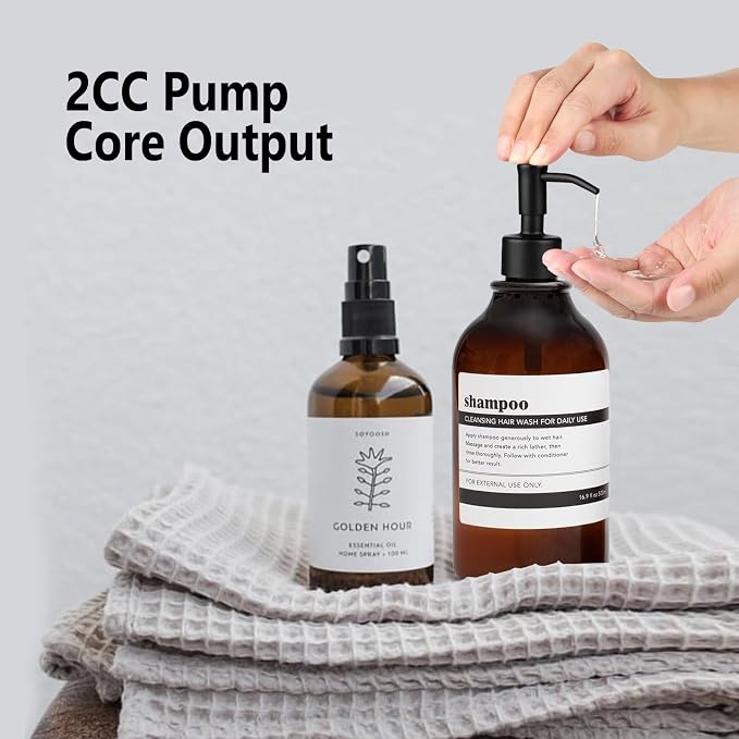 Amoliar Mason Jar Liquid Soap Dispenser Pump, Stainless Steel Replacement Pump - Image 3