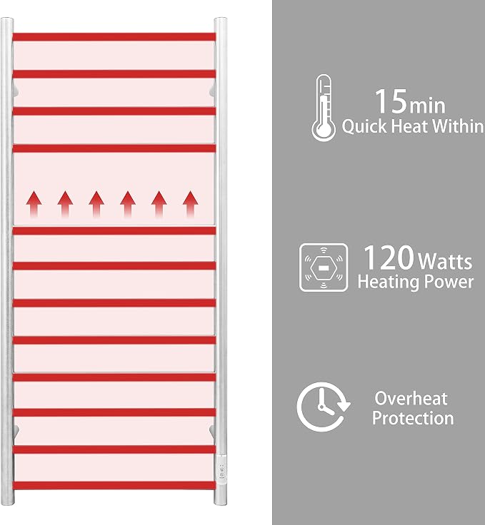 KEG Towel Warmer Wall Mounted - Image 2