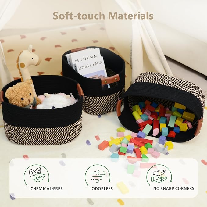 Cotton Rope Basket, Storage Baskets - Image 7