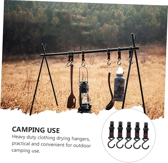Camping Hook Portable for Hooks Camping Accessory Hanger Awning Hook Hangers - Image 8
