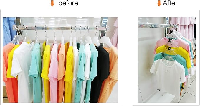 60 Pcs Clothes Hanger Connector Hooks, Mini Cascading Hanger Hooks - Image 4
