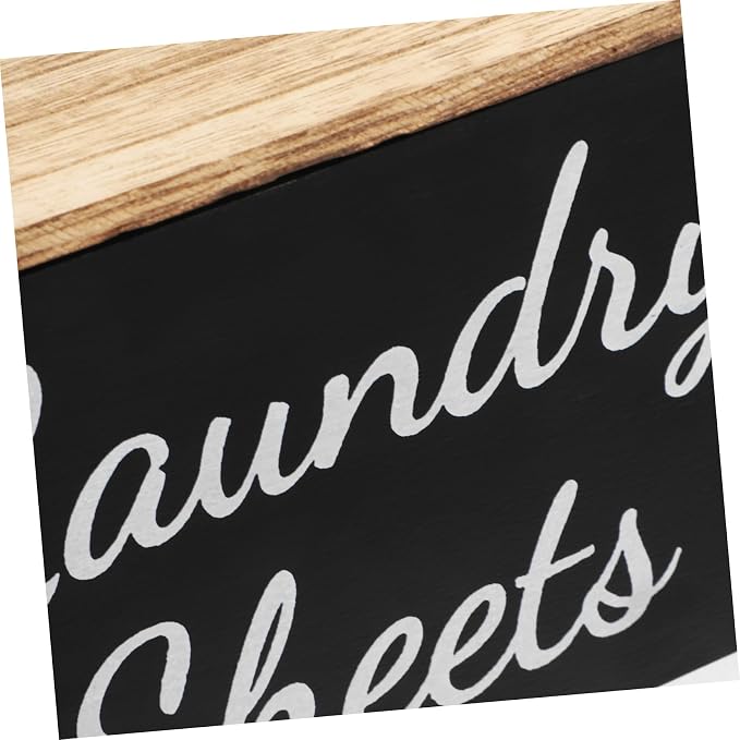 Wood Dryer Sheet Holder Laundry Container Scent Booster Dryer Sheet Storage - Image 9