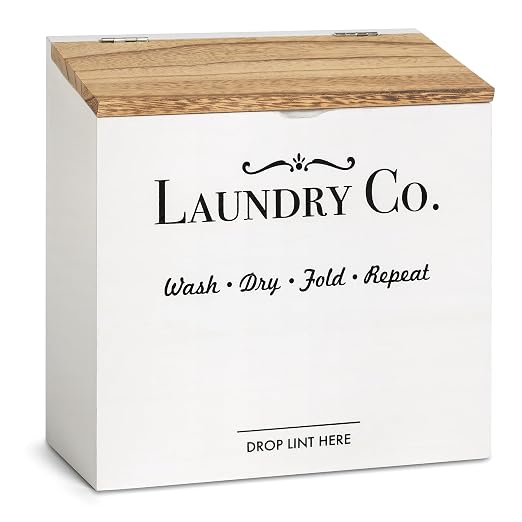 Magnetic Lint Bin for Laundry Room by Unknown