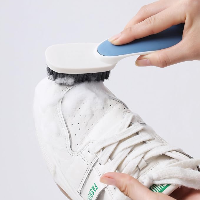 Laundry Scrub Brush 2 Pack Soft Bristle Brush Shoe Cleaning Brush - Image 4