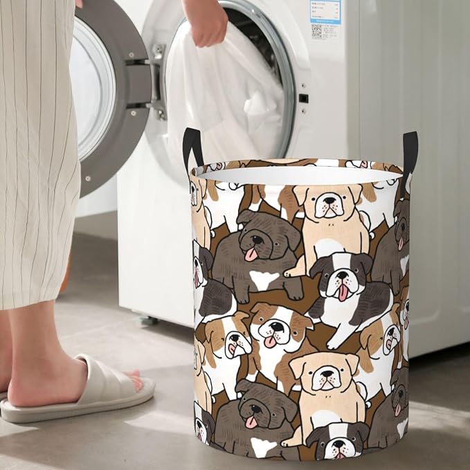 Cute Dogs Laundry Hamper Bag - Image 6