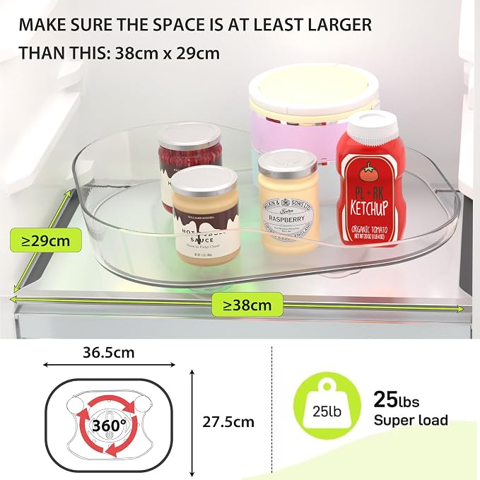 Li&Zhao Lazy Susan Organizer for Cabinet - Image 2