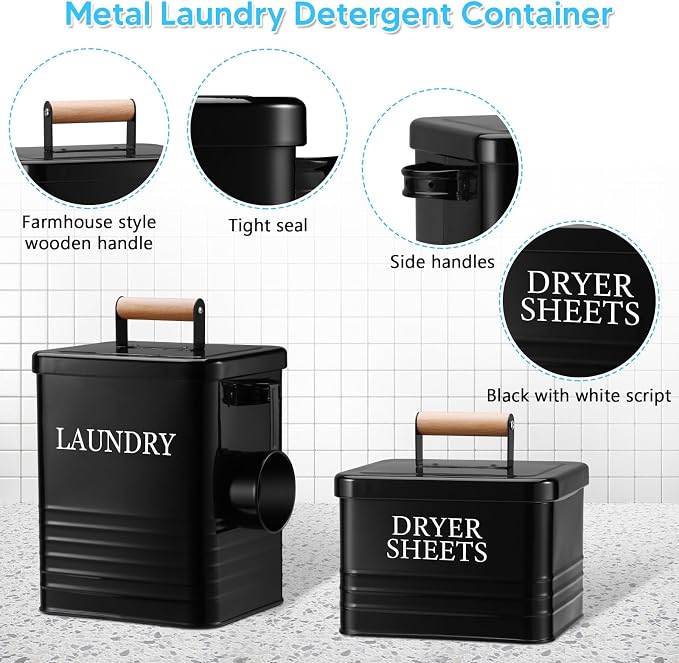 Metal Laundry Powder Container - Image 4
