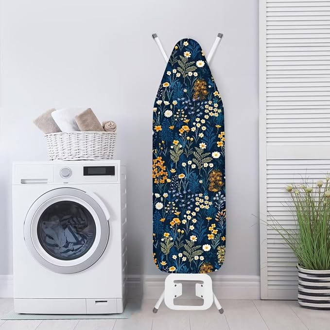 Retro Floral Print Ironing Board Cover Home Decor Accessories Iron Board Pad - Image 4