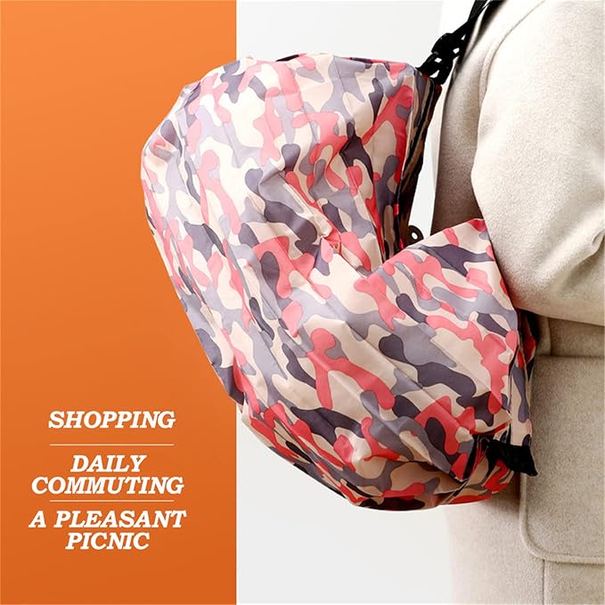 Portable Foldable Shopping Bag Large Capacity Multipurpose Storage Bag Sports - Image 3