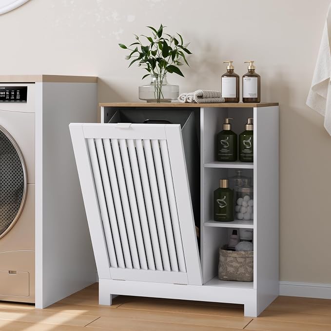 Tilt Out Laundry Hamper Cabinet - Image 7