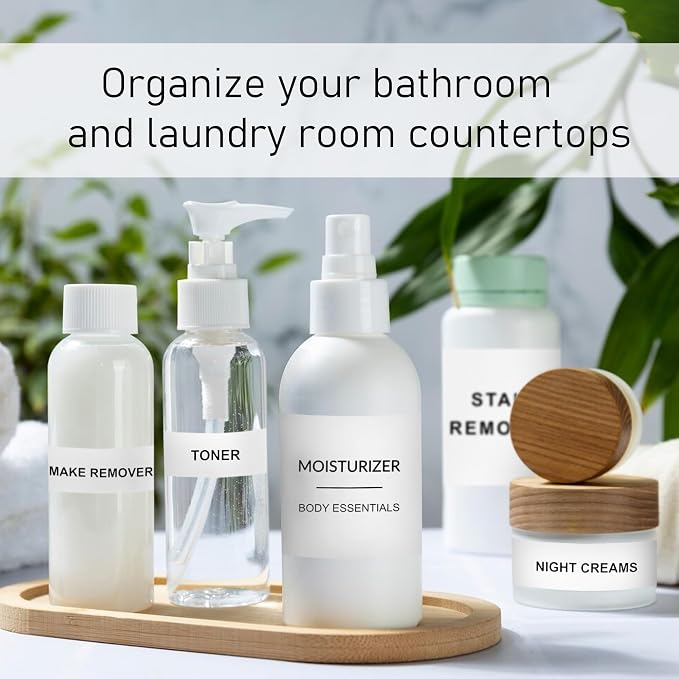 204 Bathroom Organization Stickers - Image 7