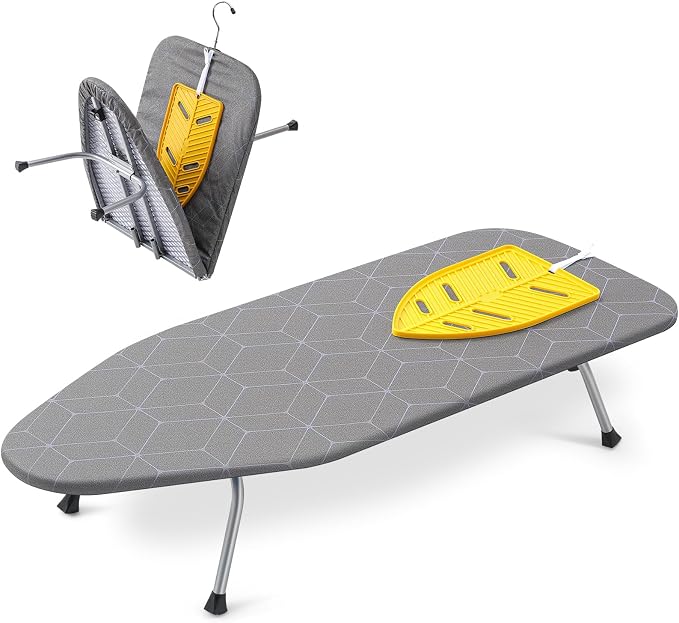 Chunful Mini Ironing Board Tabletop, Portable Compact Travel by Chunful