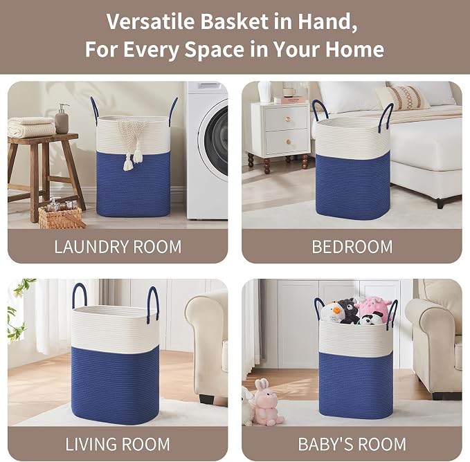 Laundry Basket with Handles - Image 3