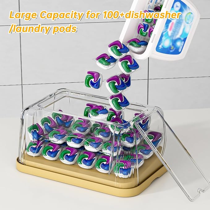 2-in-1 Trash Bag Dispenser & Laundry/Dishwasher Pods Container, Under Sink - Image 4