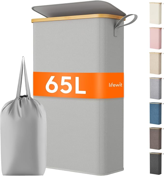Lifewit 65L Slim Laundry Hamper by Lifewit