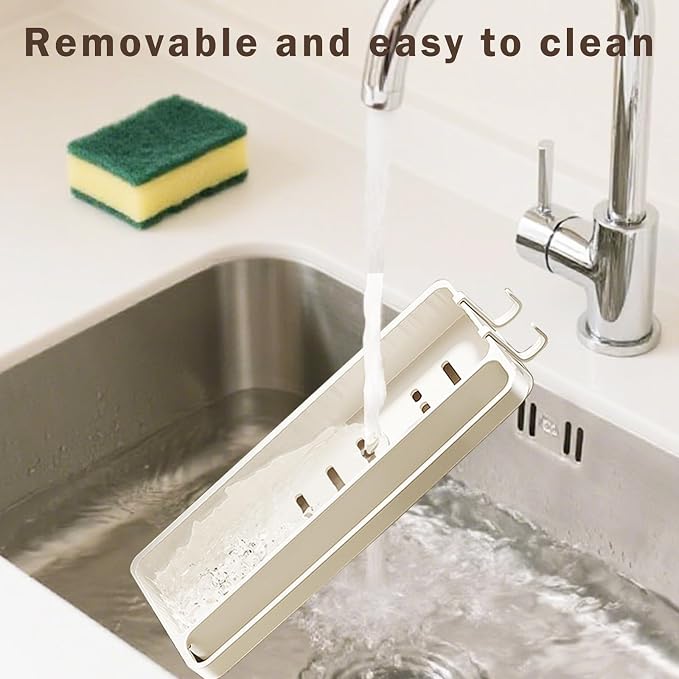 Sink Caddy Organizer, No-Punch Thicken Sponge Holder - Image 4