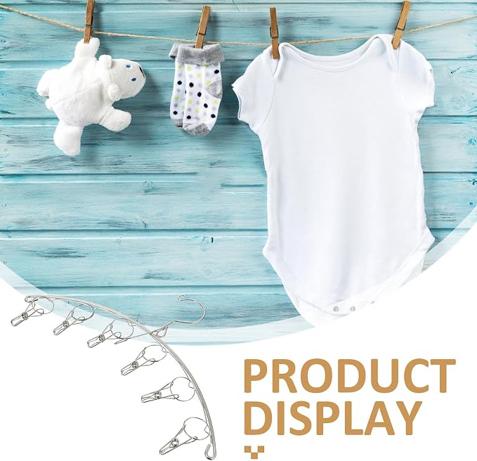 4pcs Stainless Steel Laundry Drying Hanger - Image 7