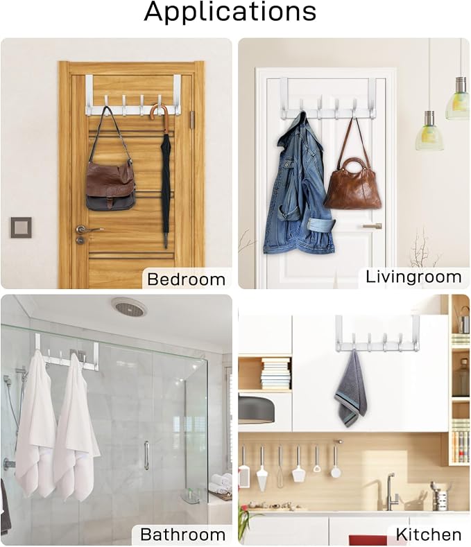 Over The Door Hooks, Door Hanger Hooks - Image 7