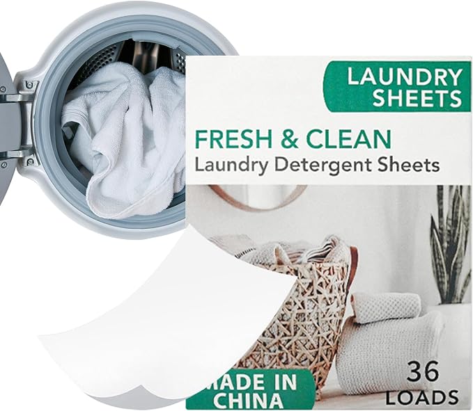 Laundry Detergent Sheets, Scented Cleaning Sheet, Odor Removal Sheets by Unknown
