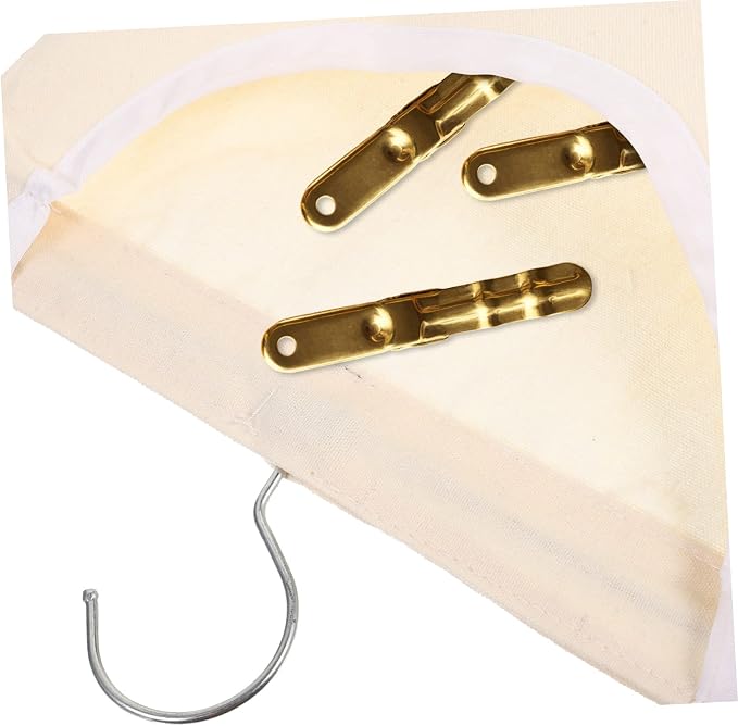 ABOOFAN Hanging Clothespin Bag Hook Portable Laundry Storage Bag - Image 4